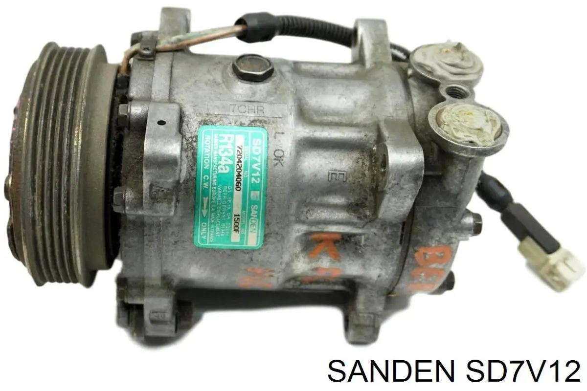 Компрессор кондиционера SD7V12 Sanden