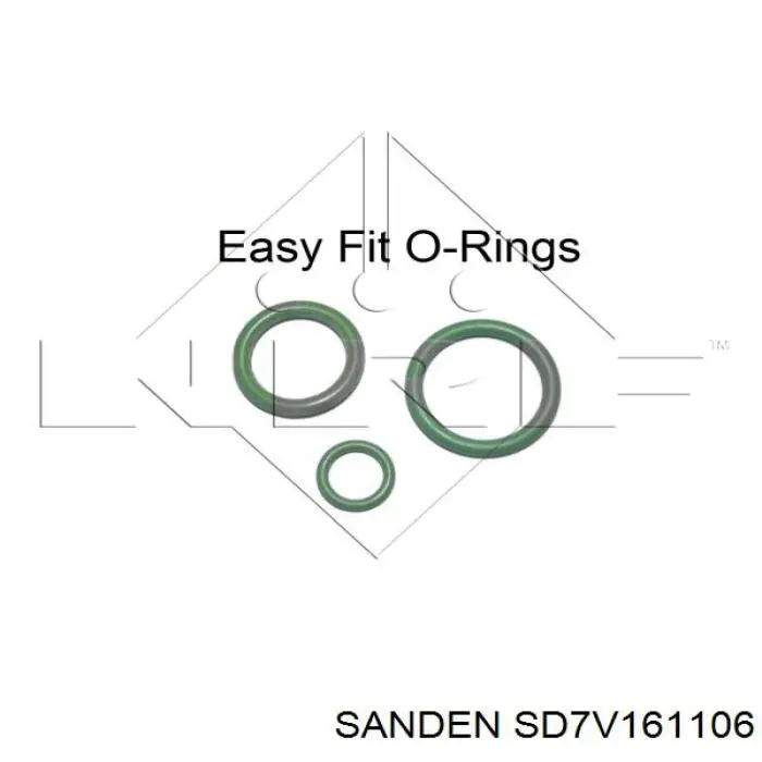 Купить SD7V161106 Sanden Компрессор климатической установки