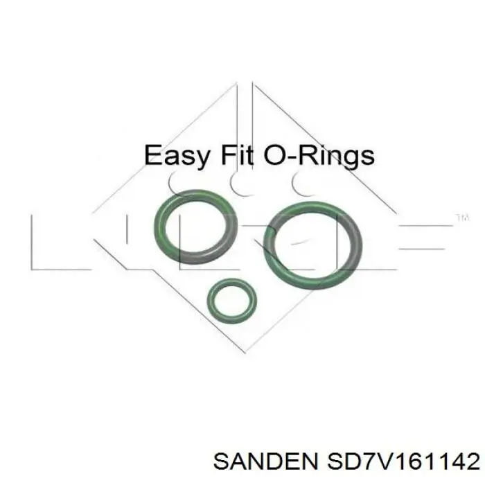 SD7V16-1142 Sanden компрессор кондиционера