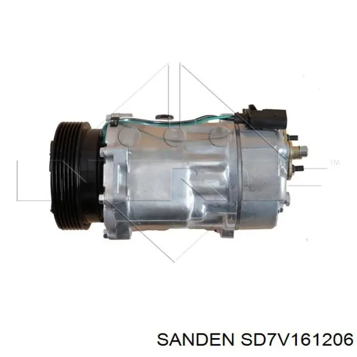 Компрессор кондиционера SD7V161206 Sanden