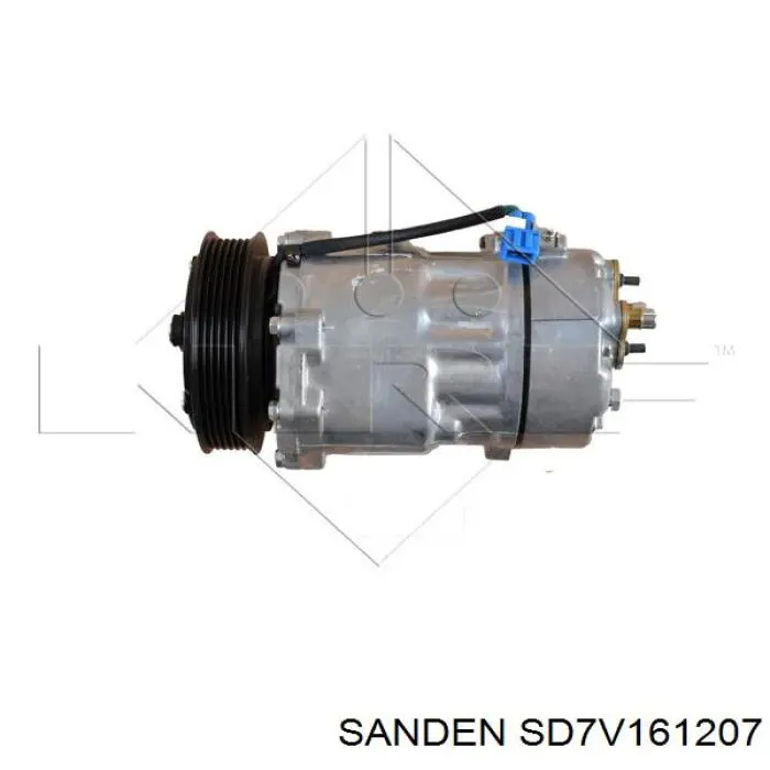 Компрессор кондиционера SD7V161207 Sanden