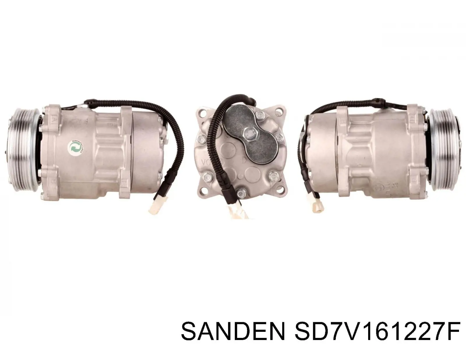 SD7V161227F Sanden compressor de aparelho de ar condicionado