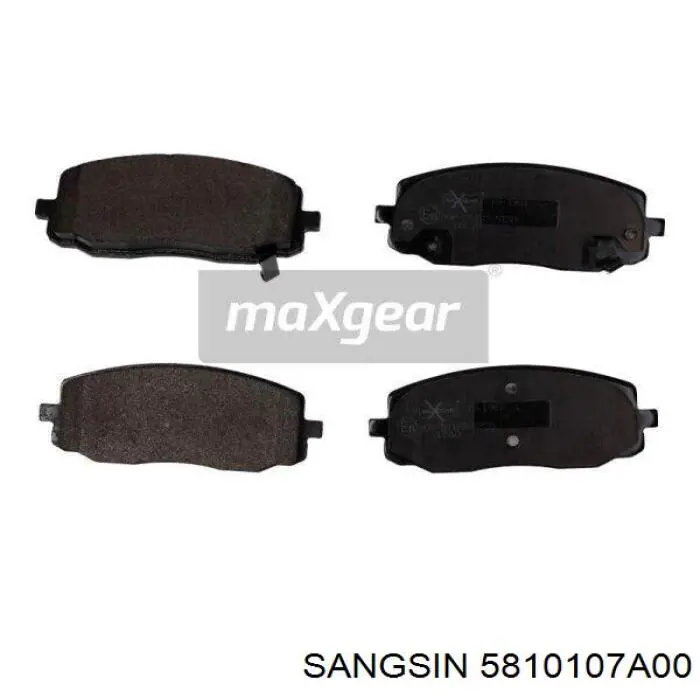 5810107A00 Sangsin колодки тормозные передние дисковые