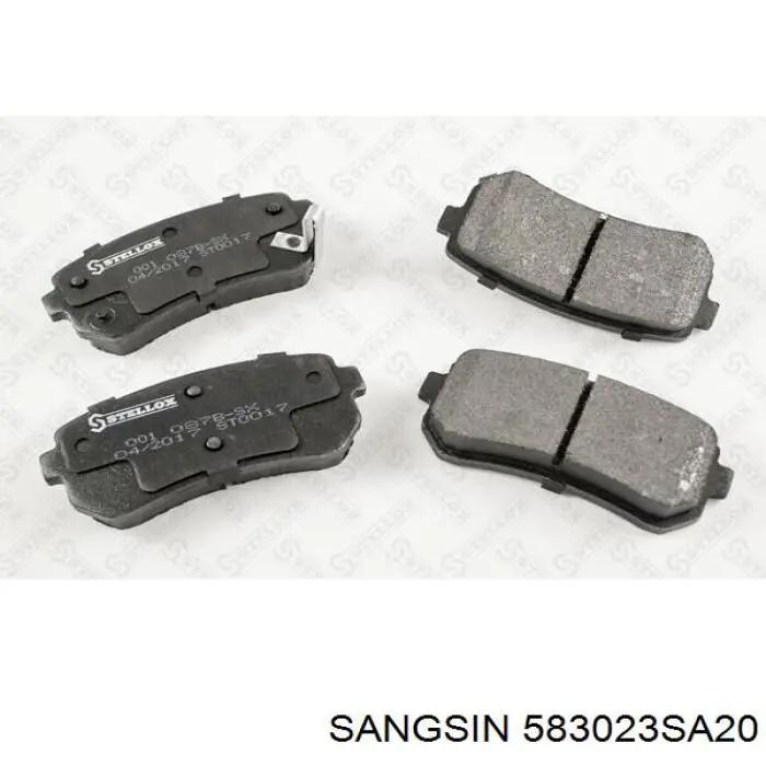583023SA20 Sangsin задние колодки