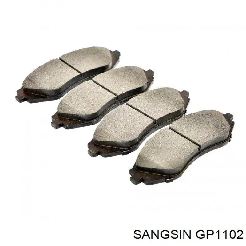 GP1102 Sangsin колодки тормозные передние дисковые