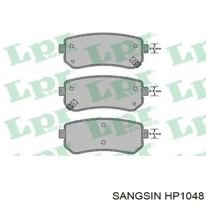 Передние тормозные колодки HP1048 Sangsin