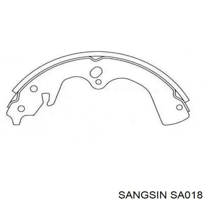 Тормоза рабочие задние ножные и тормозные барабаны Sangsin SA018 цена, от 26.90 USD