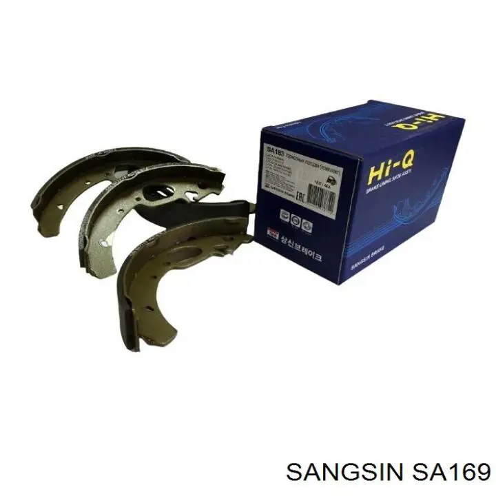 SA169 Sangsin задние барабанные колодки