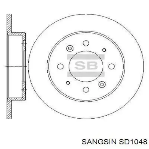 Тормоз дисковый передний Sangsin SD1048 цена, от 31.89 USD
