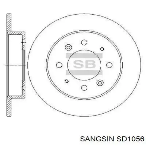 SD1056 Sangsin Диск тормозной передний