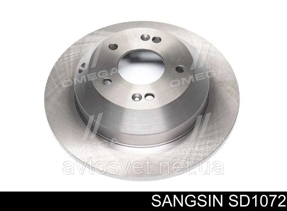 Диск тормозной задний Sangsin SD1072