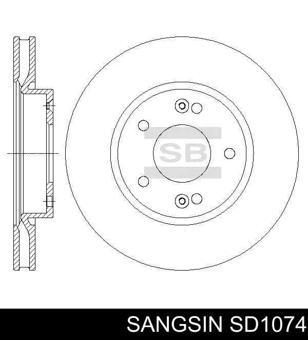 SD1074 Sangsin тормозные диски