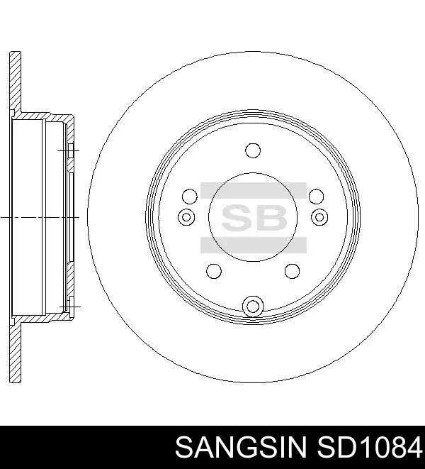 Тормозные диски SD1084 Sangsin