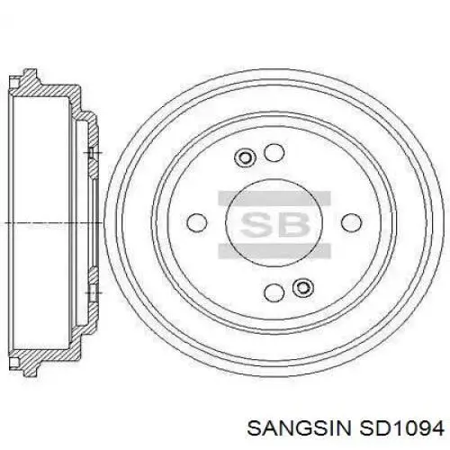 Freno de tambor trasero SD1094 Sangsin