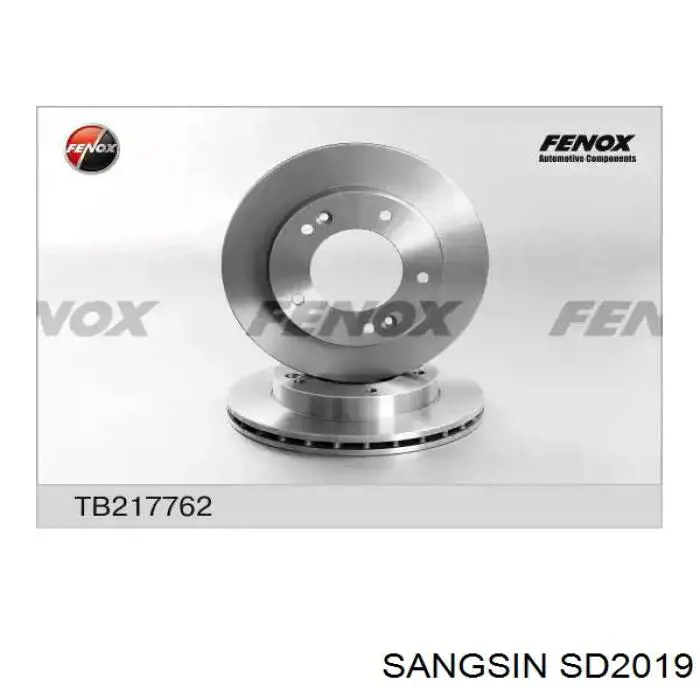 SD2019 Sangsin тормозные диски