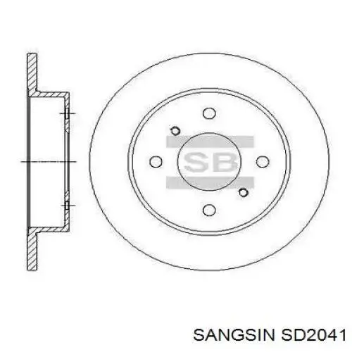 SD2041 Sangsin Дисковый тормоз