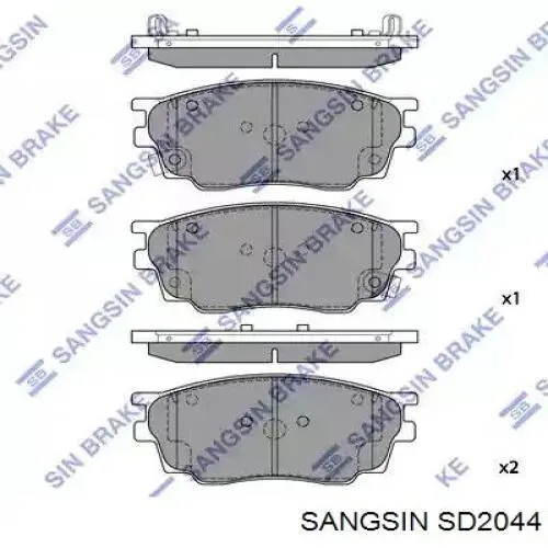 Купить SD2044 Sangsin Ротор тормозной