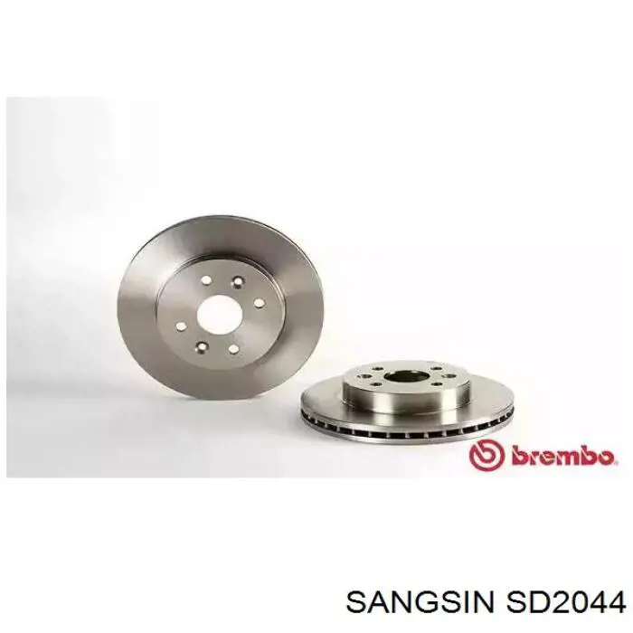 SD2044 Sangsin Диск тормозной передний