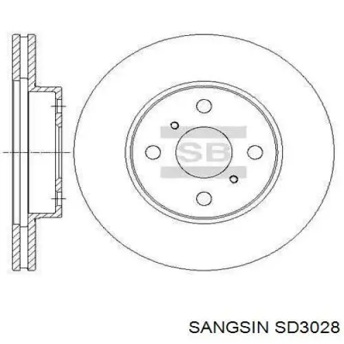 Тормозные диски SD3028 Sangsin