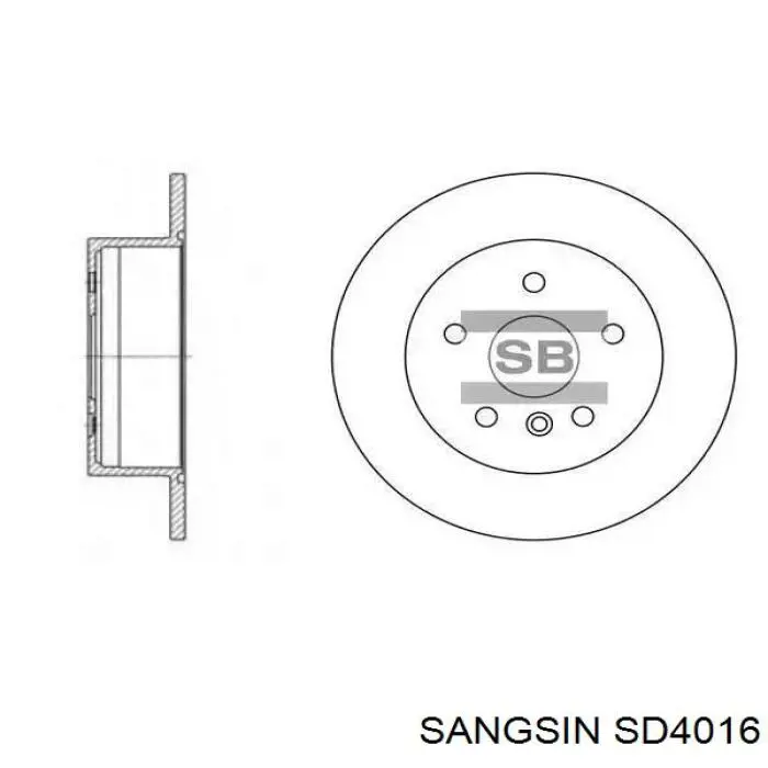 SD4016 Sangsin Дисковый тормоз