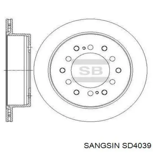 SD4039 Sangsin Дисковый тормоз