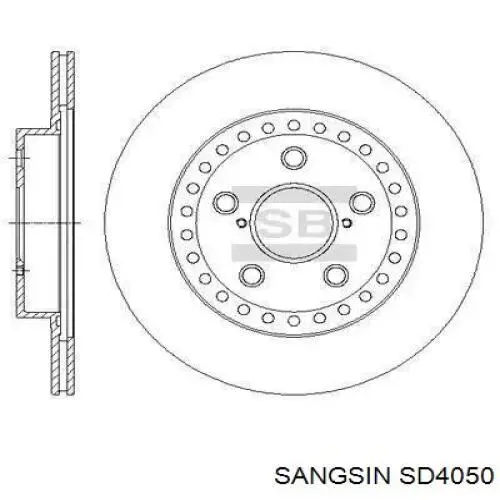Тормоз дисковый передний Sangsin SD4050 цена, от 31.26 USD
