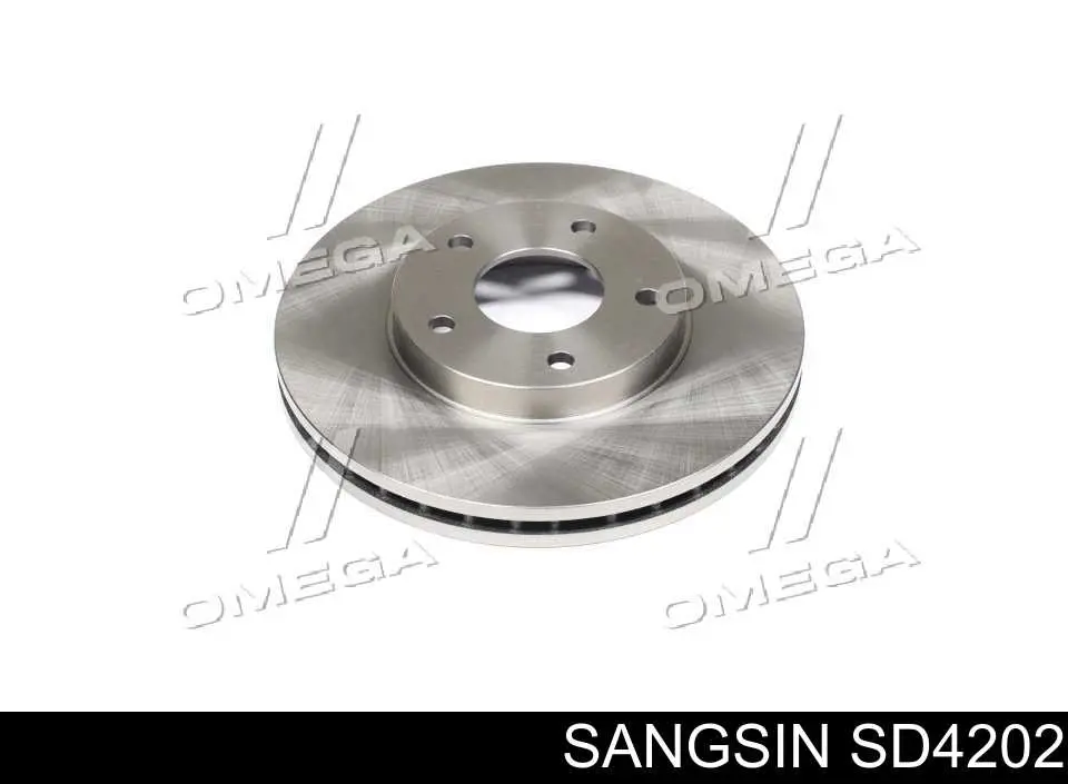 Передние тормозные диски SD4202 Sangsin