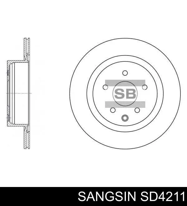 Тормозные диски SD4211 Sangsin