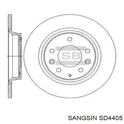 SD4405 Sangsin Диск тормозной передний