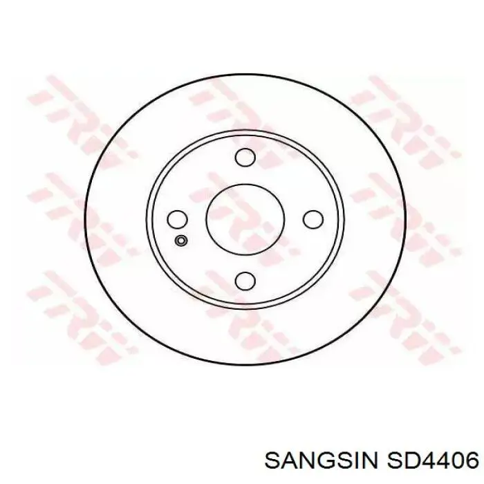 Передние тормозные диски SD4406 Sangsin