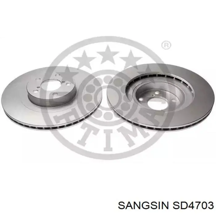 Тормоз дисковый передний Sangsin SD4703 цена, от 38.78 USD