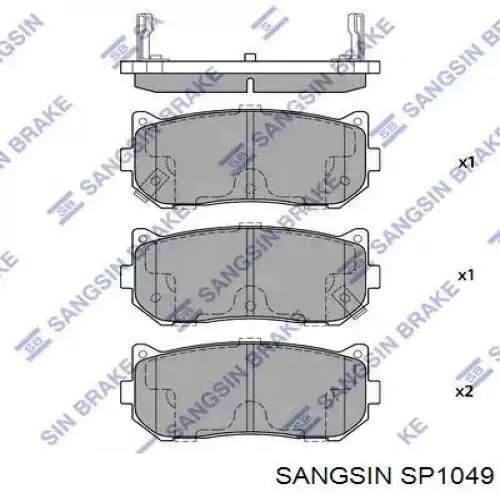 Передние тормозные колодки MP234J Mintye