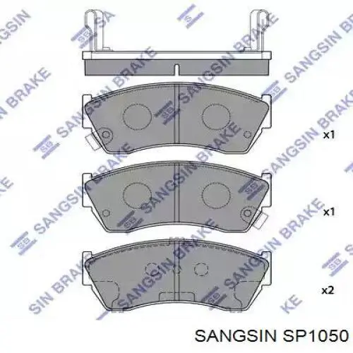 SP1050 Sangsin Колодки передние