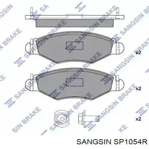SP1054R Sangsin задние тормозные колодки