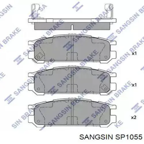 SP1055 Sangsin Колодки передние