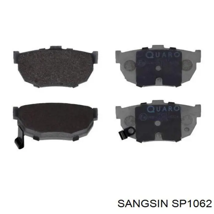 SP1062 Sangsin Колодки тормозные дисковые комплект