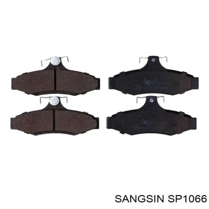 SP1066 Sangsin колодки тормозные задние дисковые