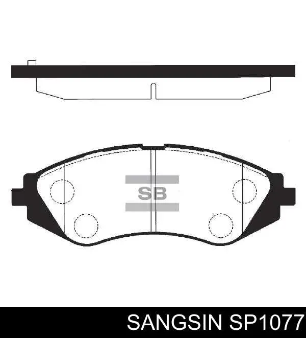 SP1077 Sangsin Колодки передние