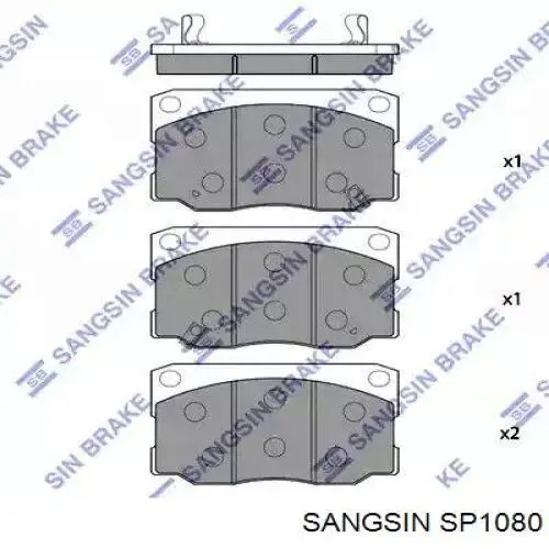 Передние тормозные колодки SP1080 Sangsin