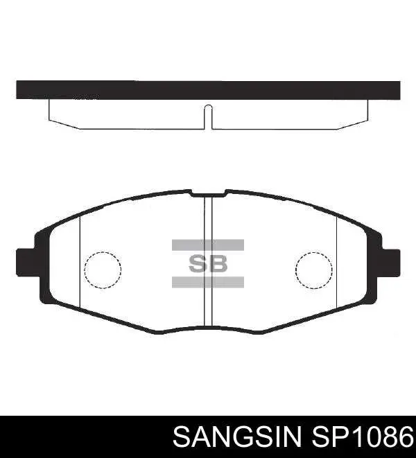 SP1086 Sangsin Колодки передние