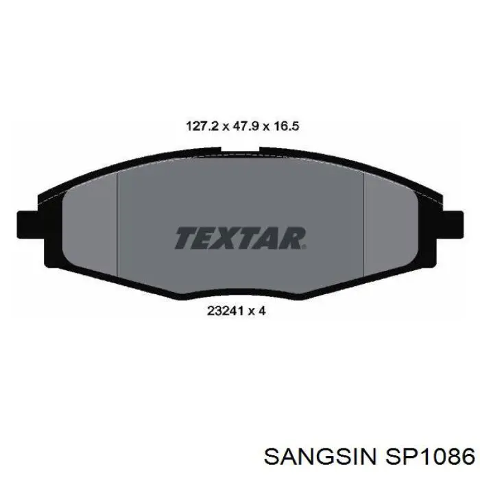 Колодки Sangsin SP1086 цена, от 11.20 USD
