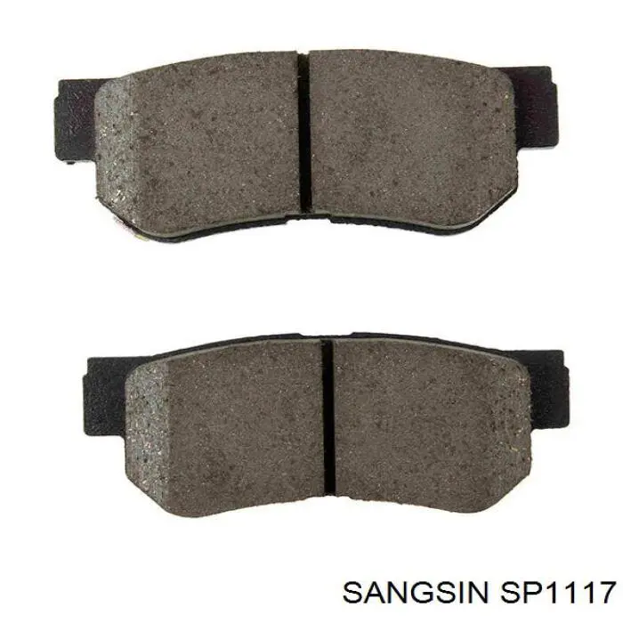 Задние тормозные колодки SP1117 Sangsin