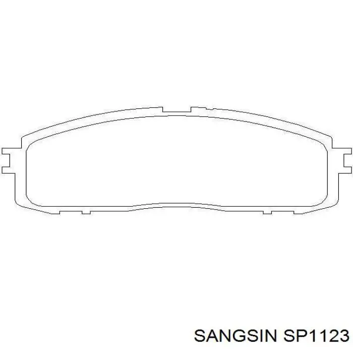 Задние тормозные колодки SP1123 Sangsin