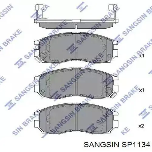 Колодки Sangsin SP1134 цена, от 16.87 USD
