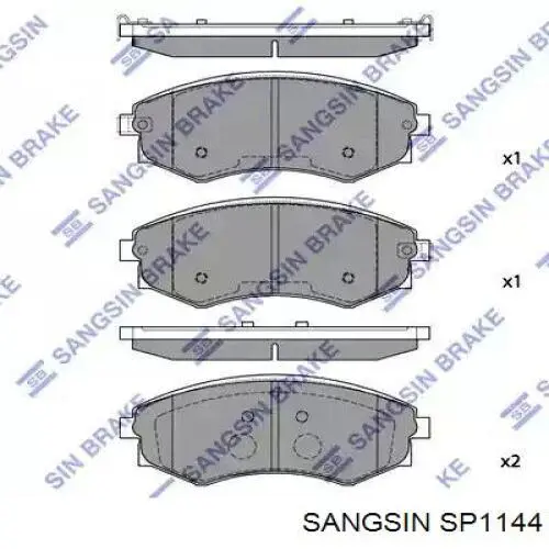 SP1144 Sangsin колодки тормозные передние дисковые