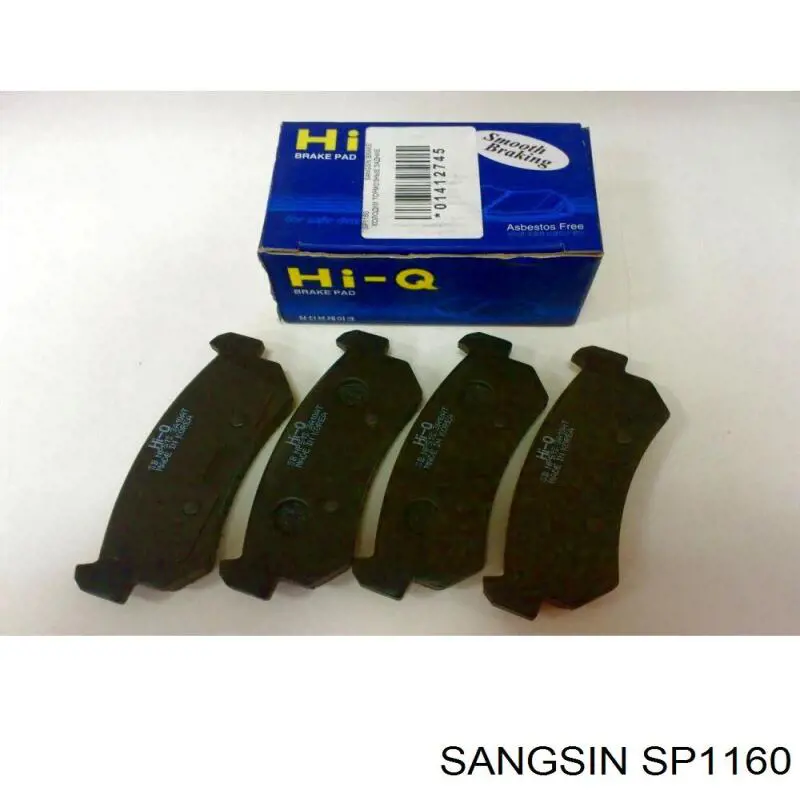 Купить SP1160 Sangsin Колодки тормозные задние, дисковые