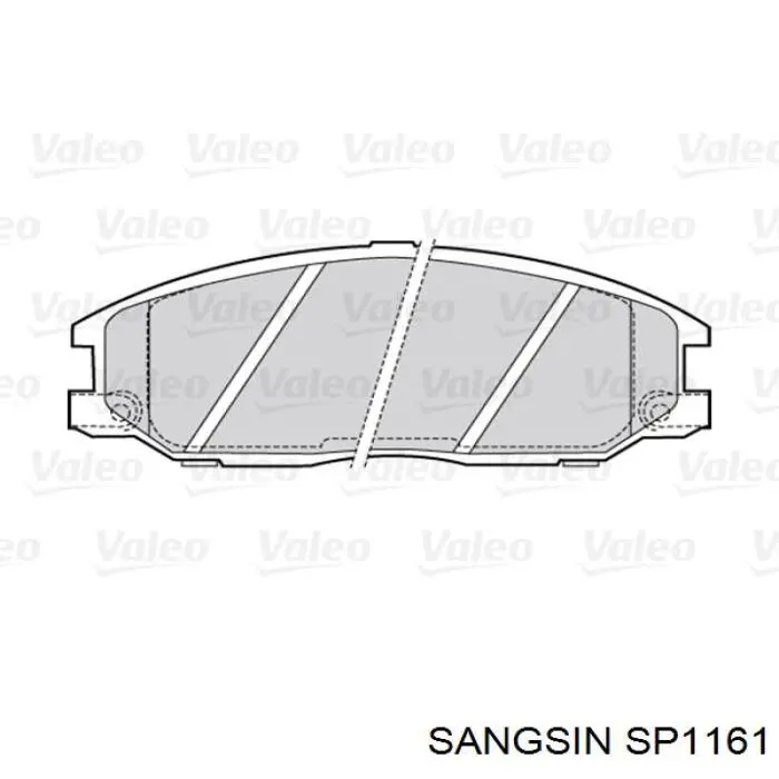 SP1161 Sangsin Колодки передние
