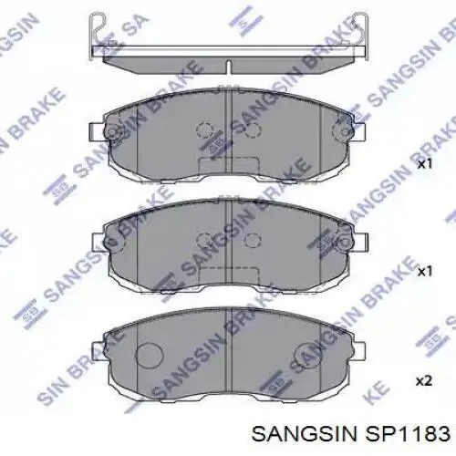 Колодки Sangsin SP1183 цена, от 20.25 USD