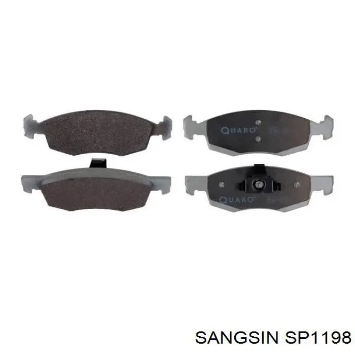 Купить SP1198 Sangsin Колодки тормозные