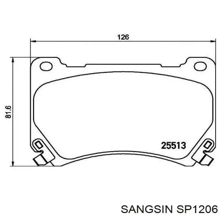 Колодки HSB HP0034 цена, от 25.72 USD